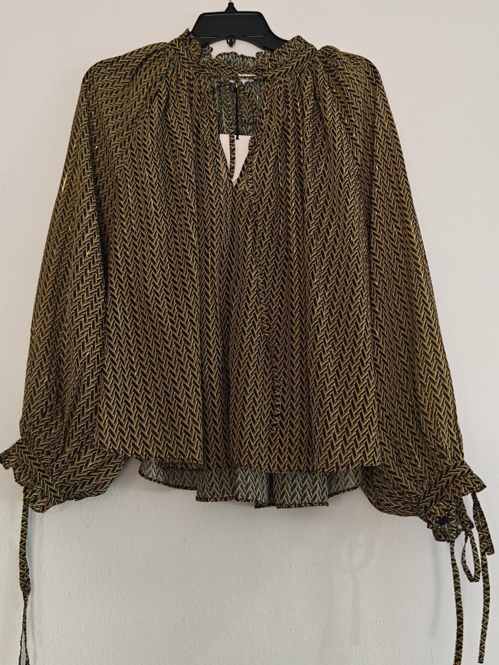 Women's Elan Bohemian-Inspired Blouse (Medium)
